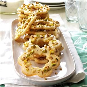 Pistachio-Walnut Cookies