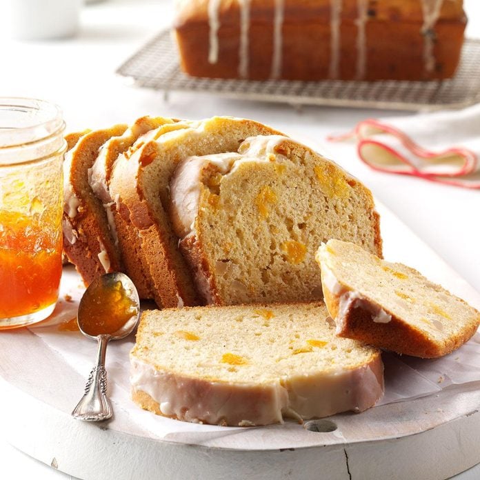 Apricot & Macadamia Eggnog Bread