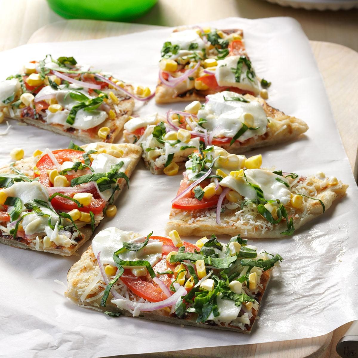 Grilled Garden Pizza