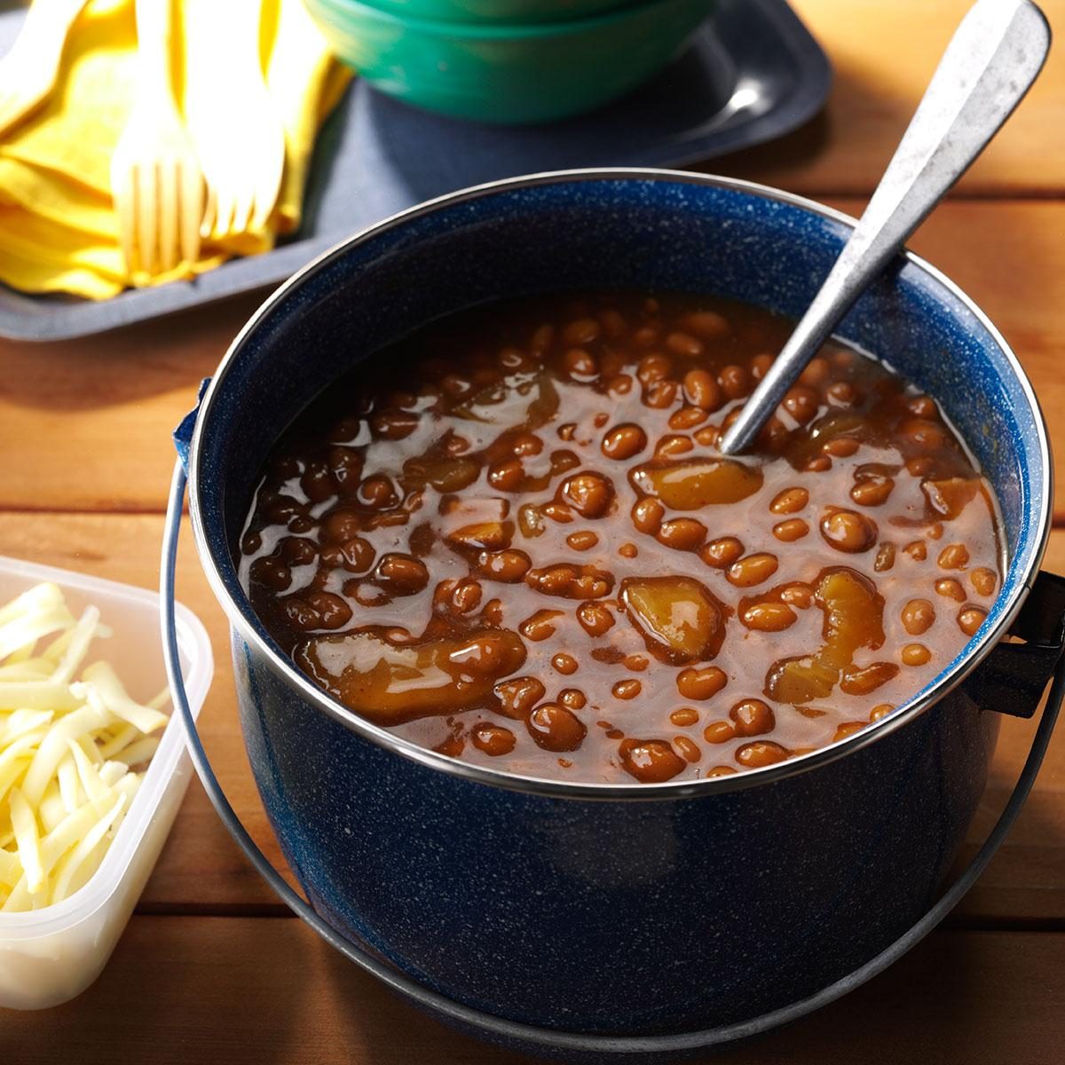 Root Beer Apple Baked Beans Recipe Taste of Home