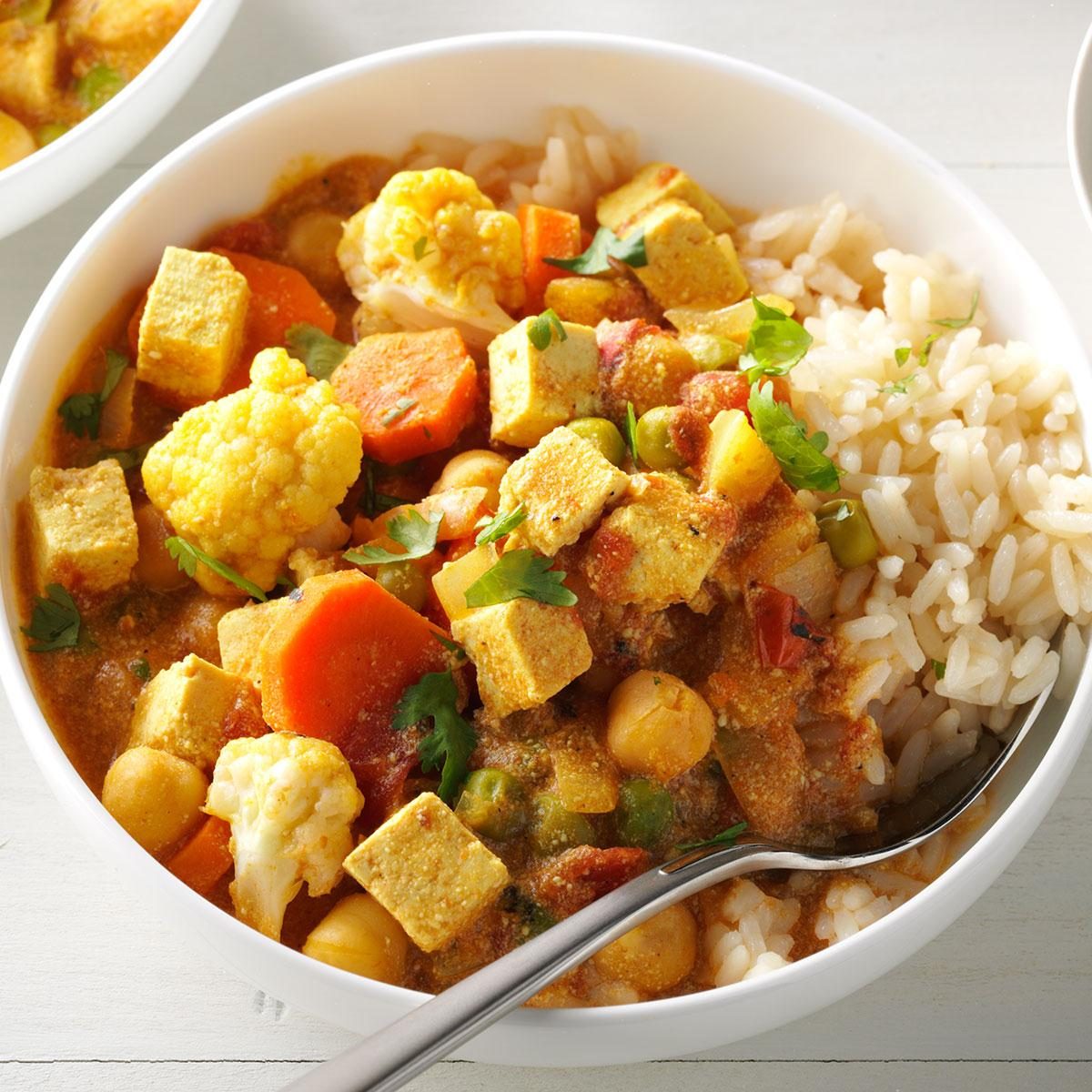 Friday: Cauliflower & Tofu Curry