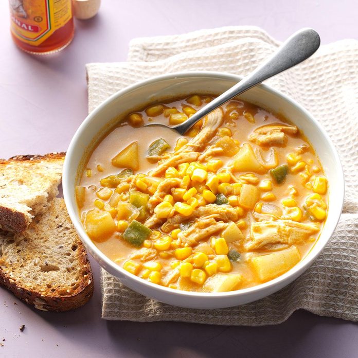 Zippy Chicken and Corn Chowder