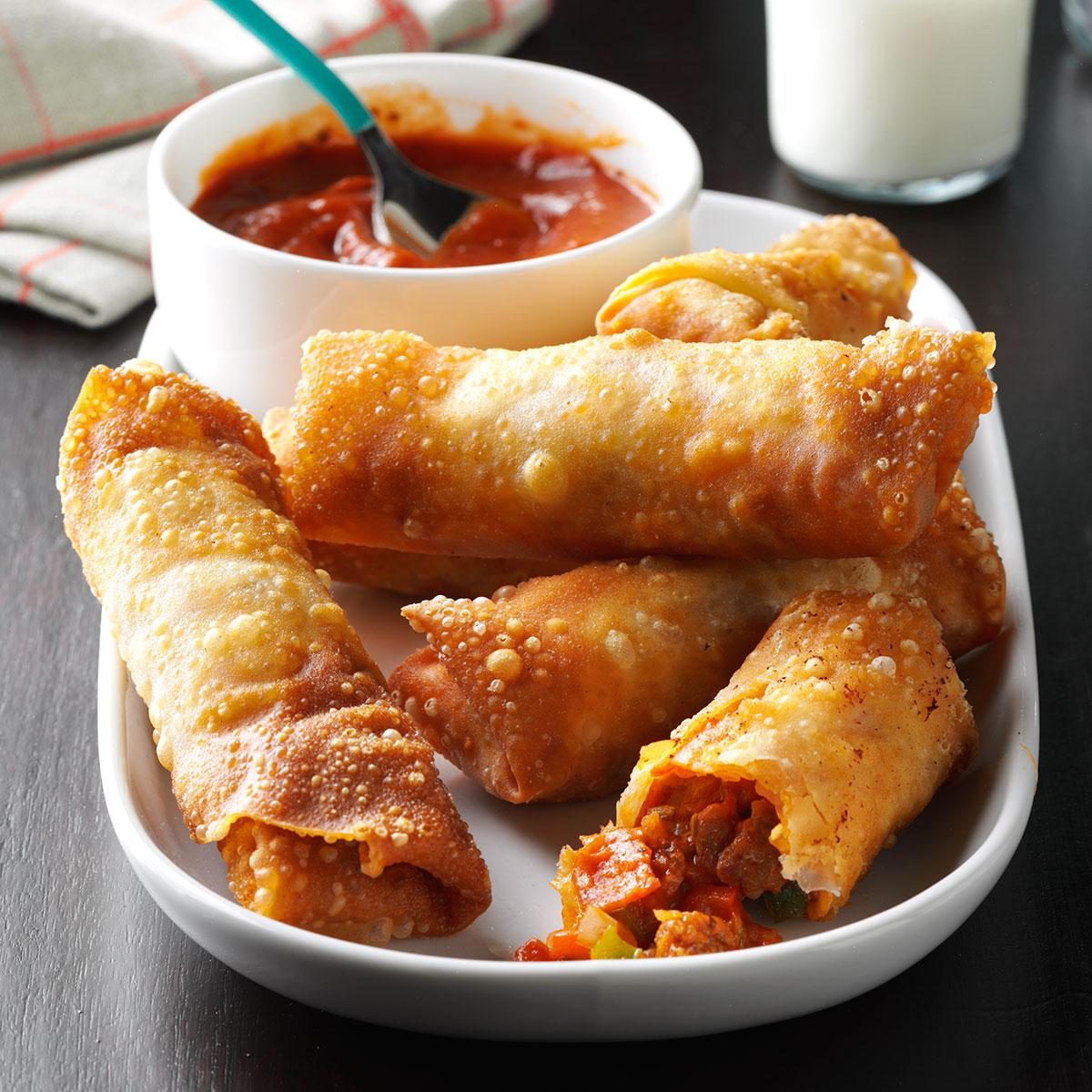 Pizza Rolls Recipe How To Make It Taste Of Home