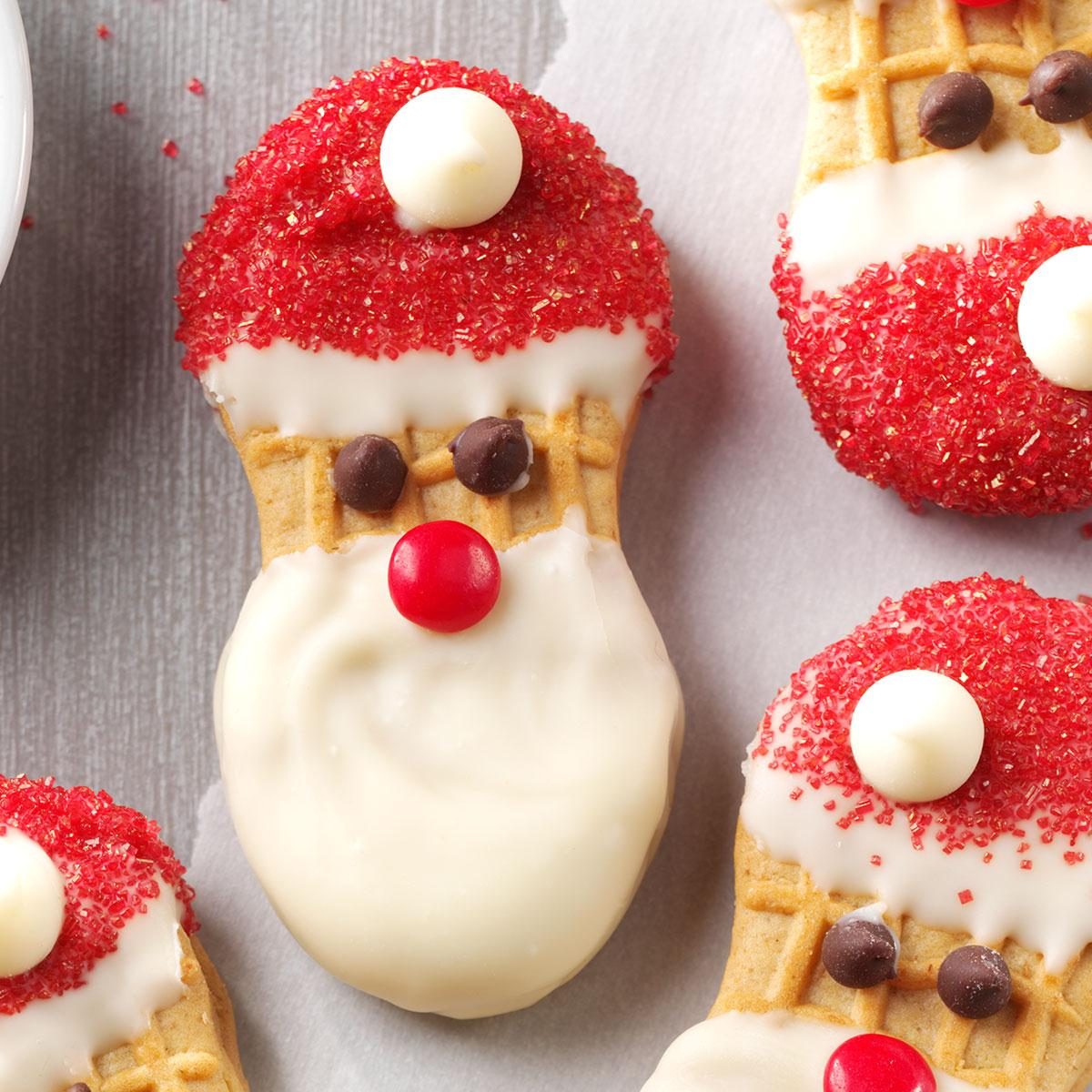 Santa Claus Cookies Recipe How To Make It Taste Of Home