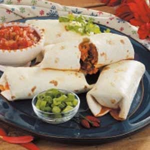 The BEST Baked Sweet Pork Chimichangas Recipe