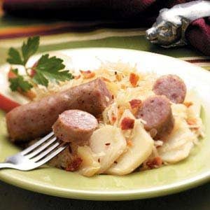 Brat Sauerkraut Supper