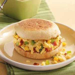 Spicy egg sandwich, Recipe