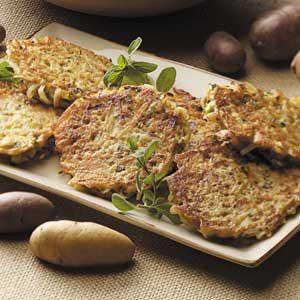 Crispy Potato Pancakes Recipe How To Make It Taste Of Home