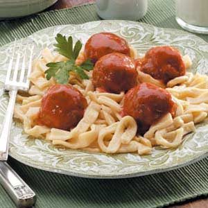 Applesauce Meatballs