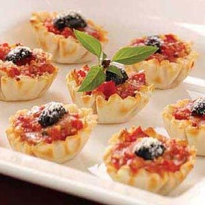 Mozzarella Tomato Tartlets