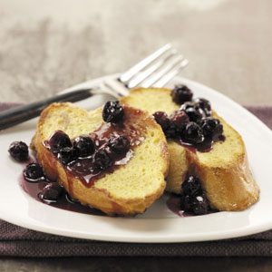 Lighter Blueberry French Toast Recipe Taste Of Home