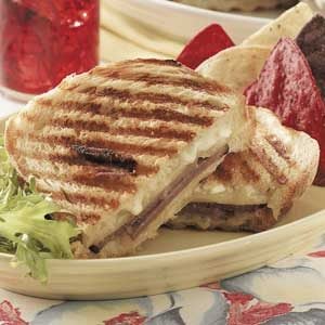 Double-Cheese Beef Panini