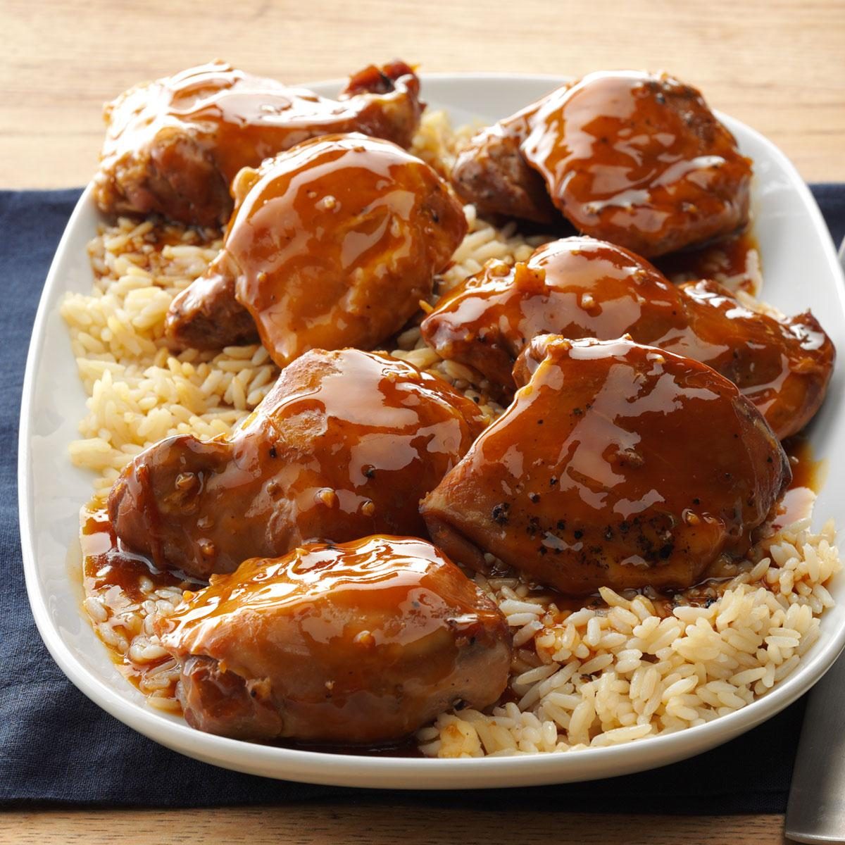 Teriyaki Chicken Thighs Recipe Taste Of Home 