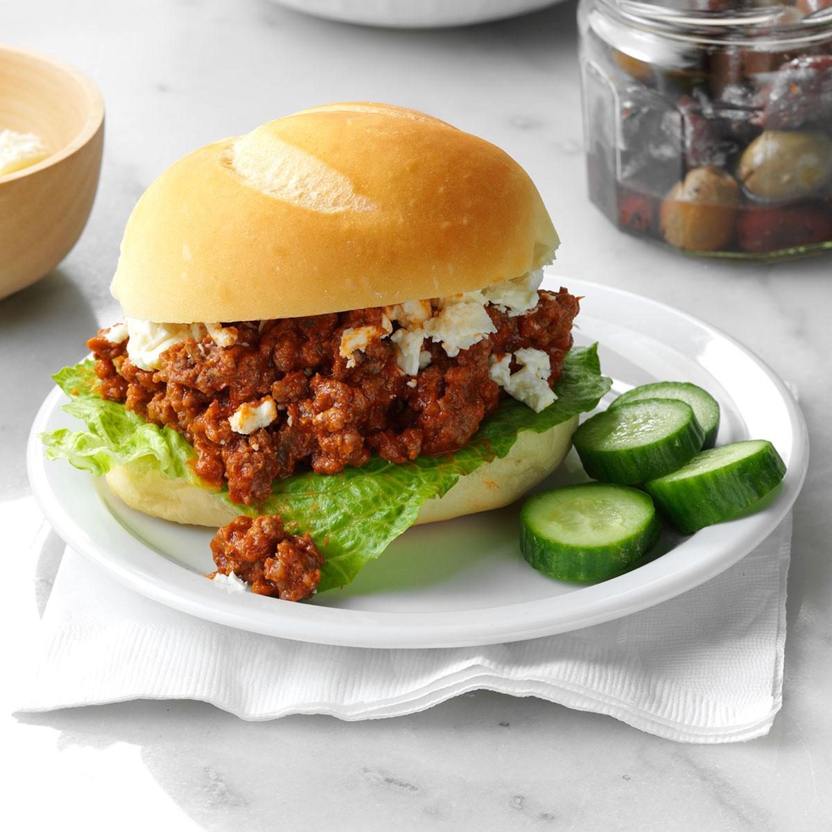 Tuesday: Greek Sloppy Joes