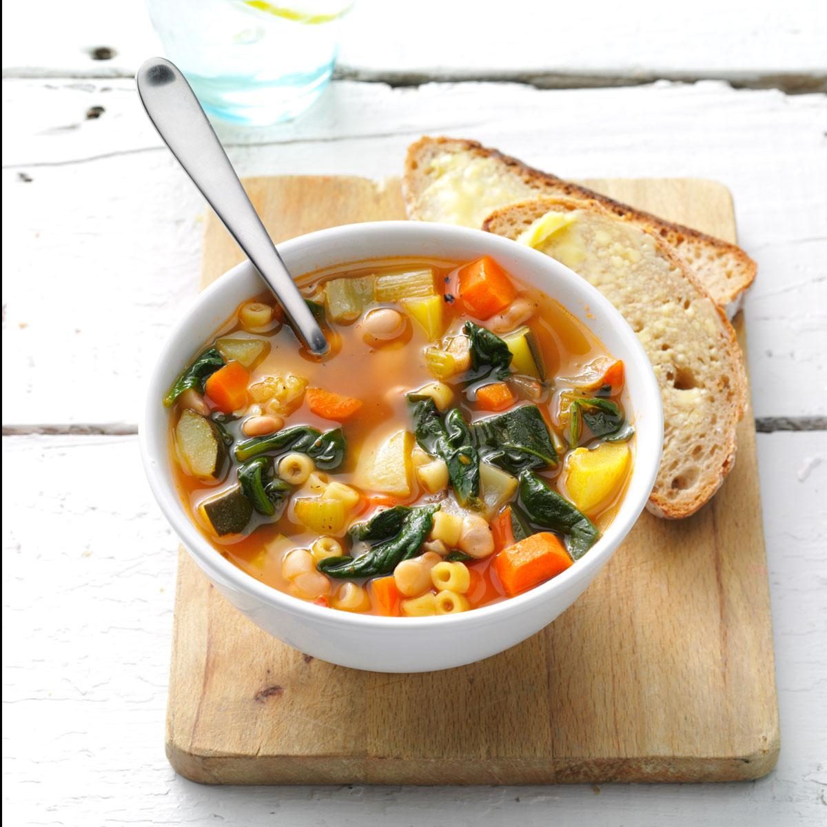 Garden Fresh Minestrone Soup Recipe