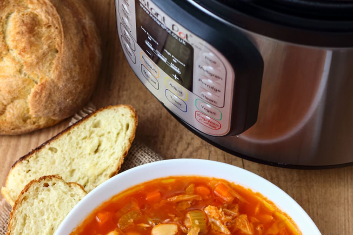Minestrone Soup made in Instant Pot