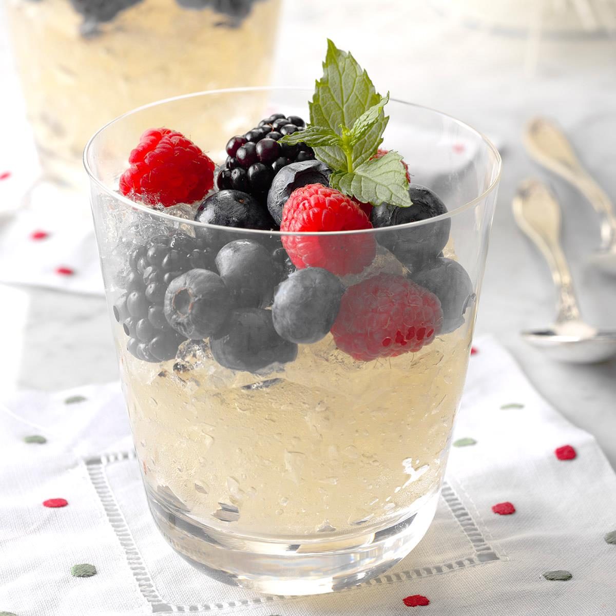 Berries in Champagne Jelly Recipe Taste of Home