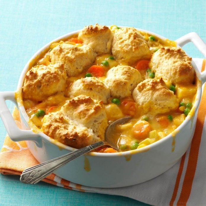 Easy Cheddar Chicken Potpie