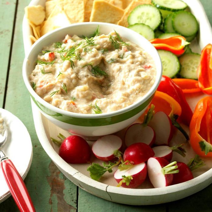 Healthy Greek Bean Dip