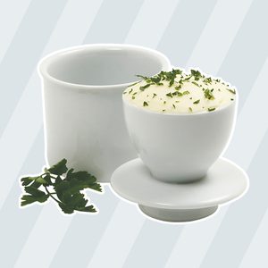 Norpro Porcelain Butter Keeper White