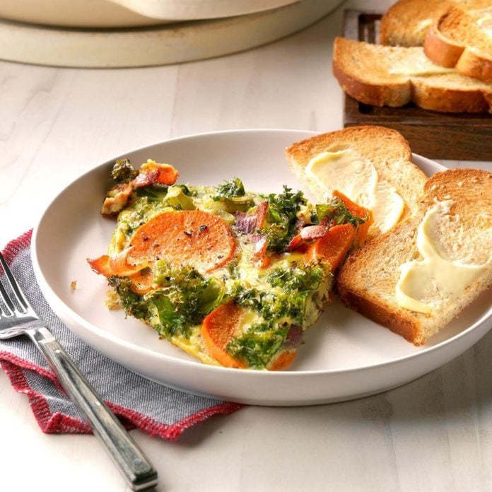 Sunday's Breakfast: Rustic Vegetable Frittata