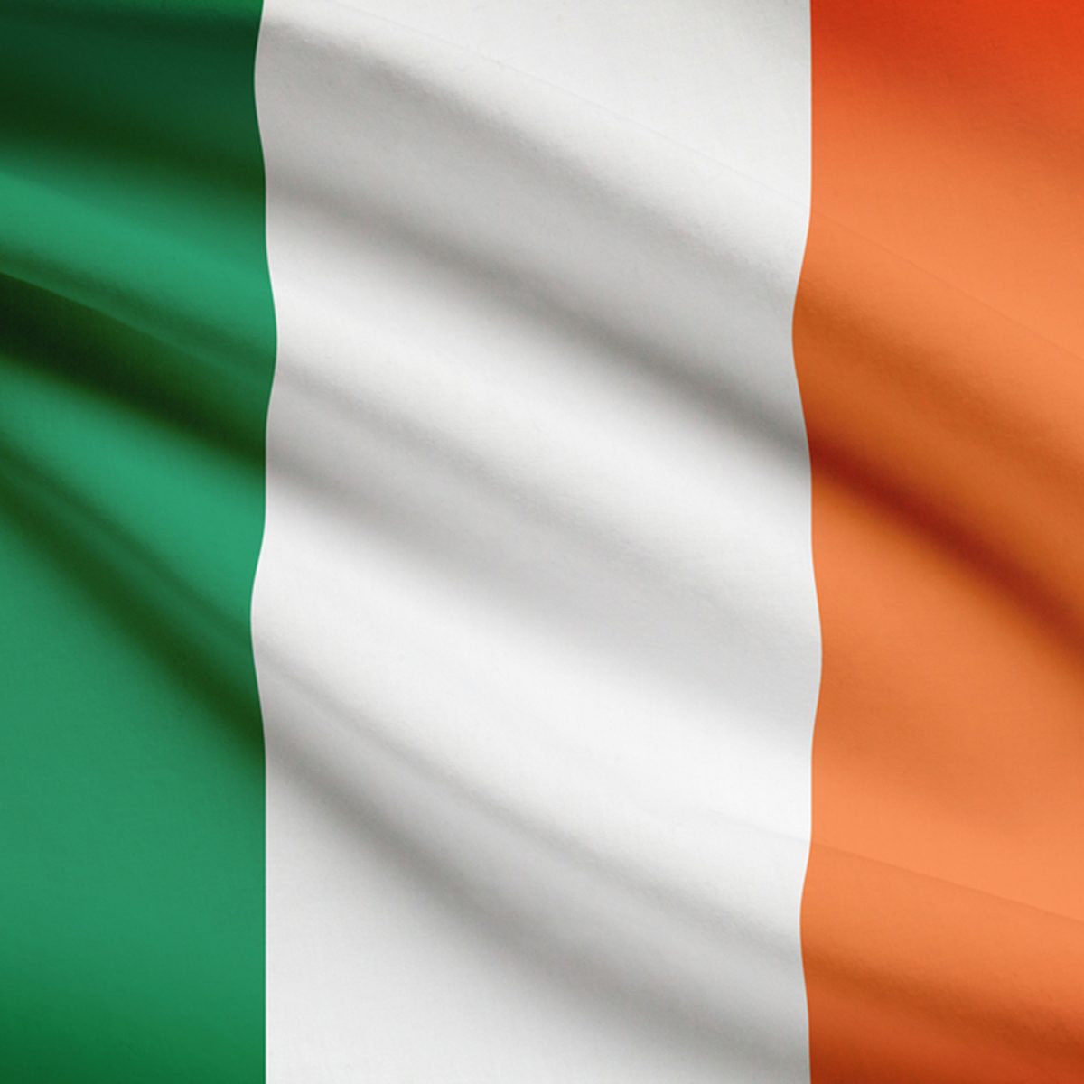 Irish flag blowing in the wind. Part of a series.; Shutterstock ID 152852843