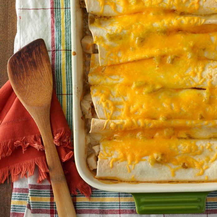 Chicken Enchiladas for Four