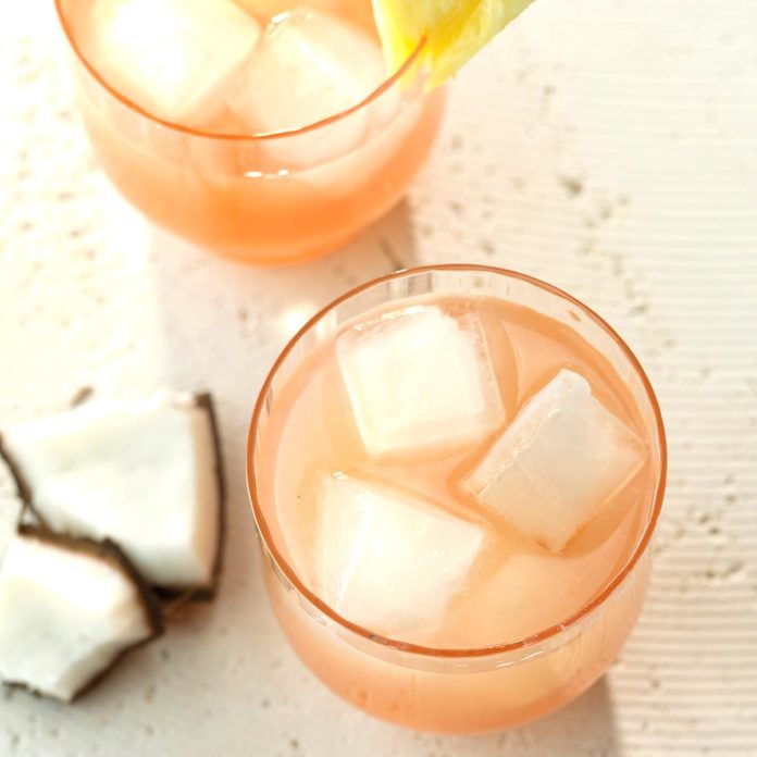 Guava Coconut Rum Cocktail