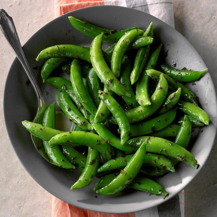 Minty Sugar Snap Peas