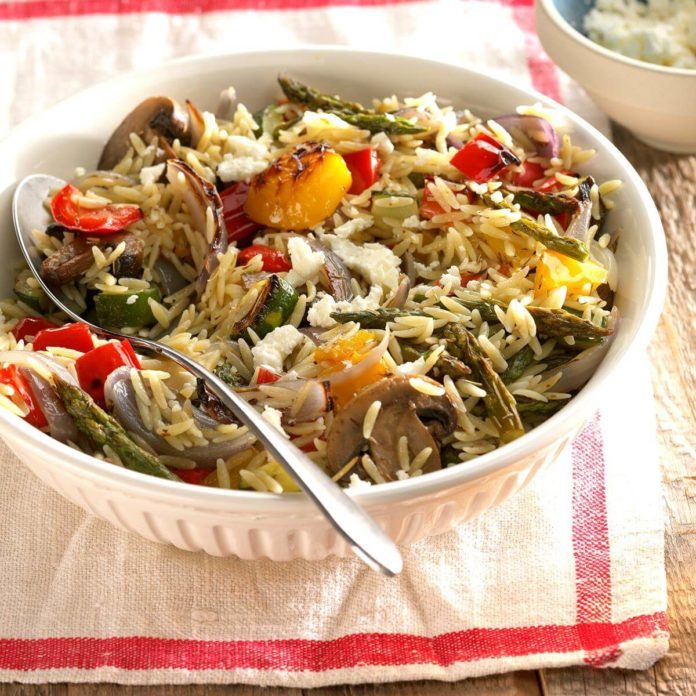 Roasted Veggie Orzo