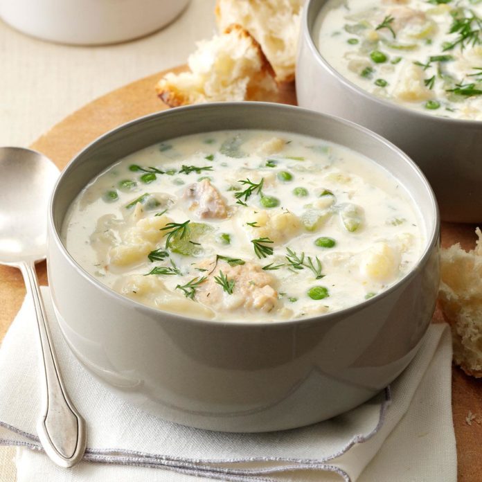 Spring Salmon Chowder