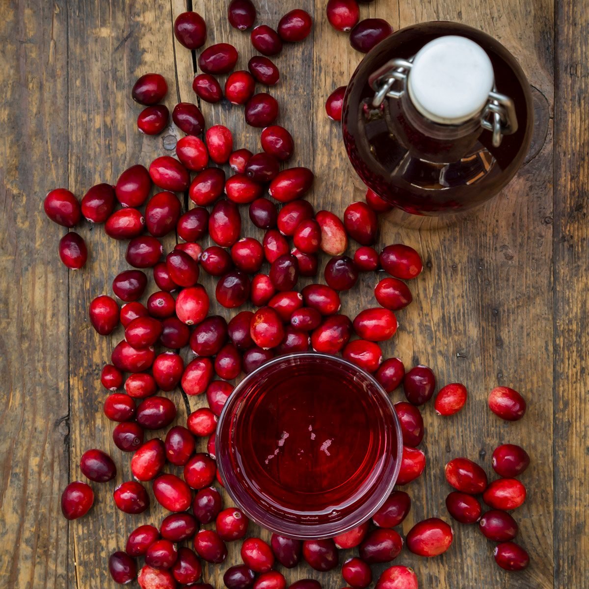 Deutschland, Studio, Cranberry-Saft und Cranberries