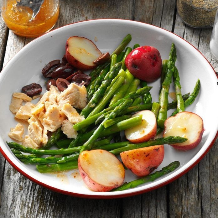 Gluten-Free Asparagus Nicoise Salad