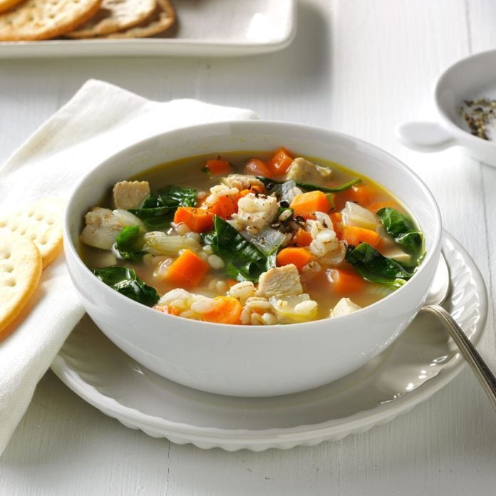 Turkey and Vegetable Barley Soup