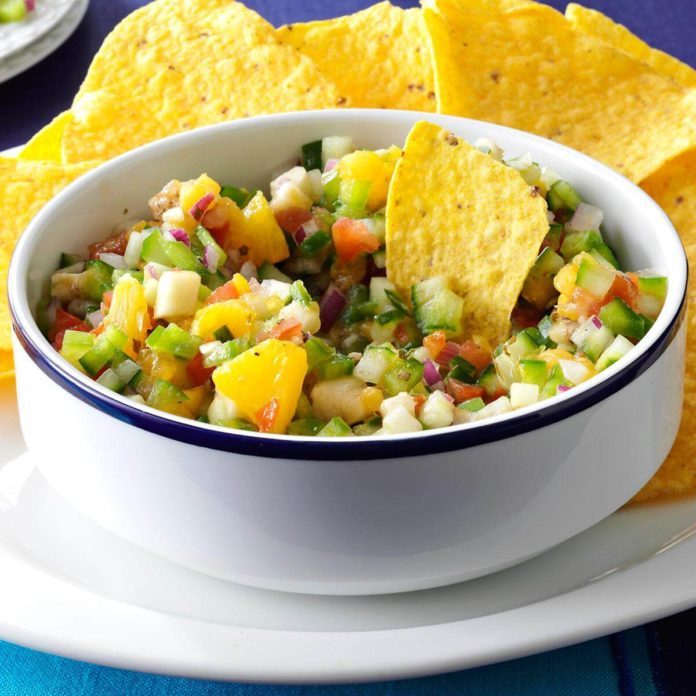 Cucumber Fruit Salsa