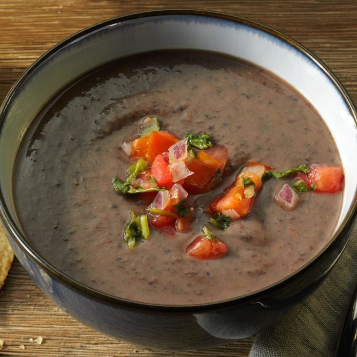 April: Pico de Gallo Black Bean Soup