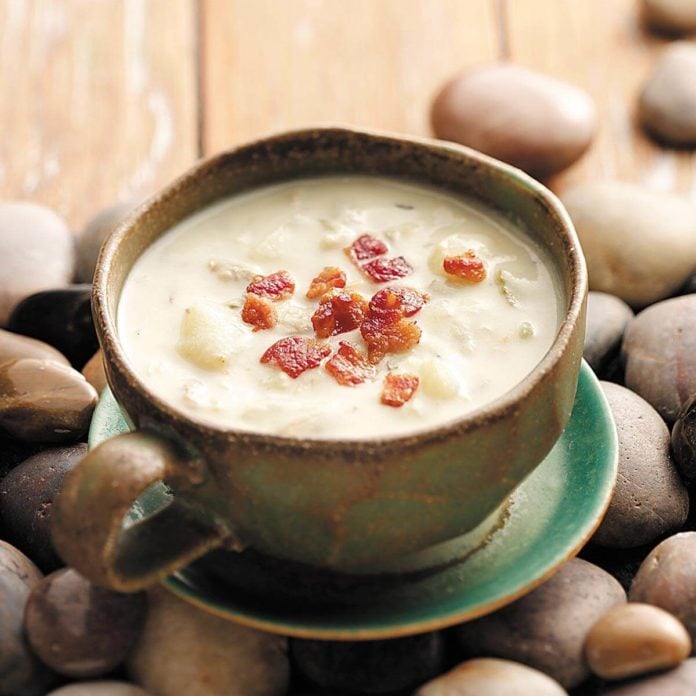 Contest Winning New England Clam Chowder Recipe Taste Of Home