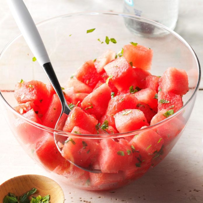 Mint Watermelon Salad