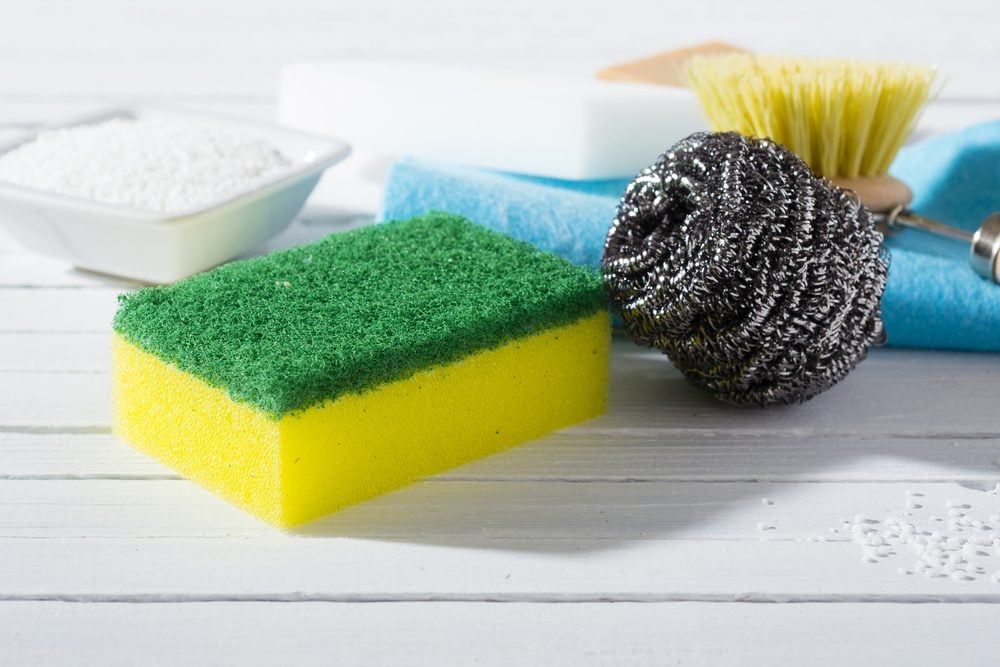 How to Clean a Kitchen Sponge : Food Network, Help Around the Kitchen :  Food Network