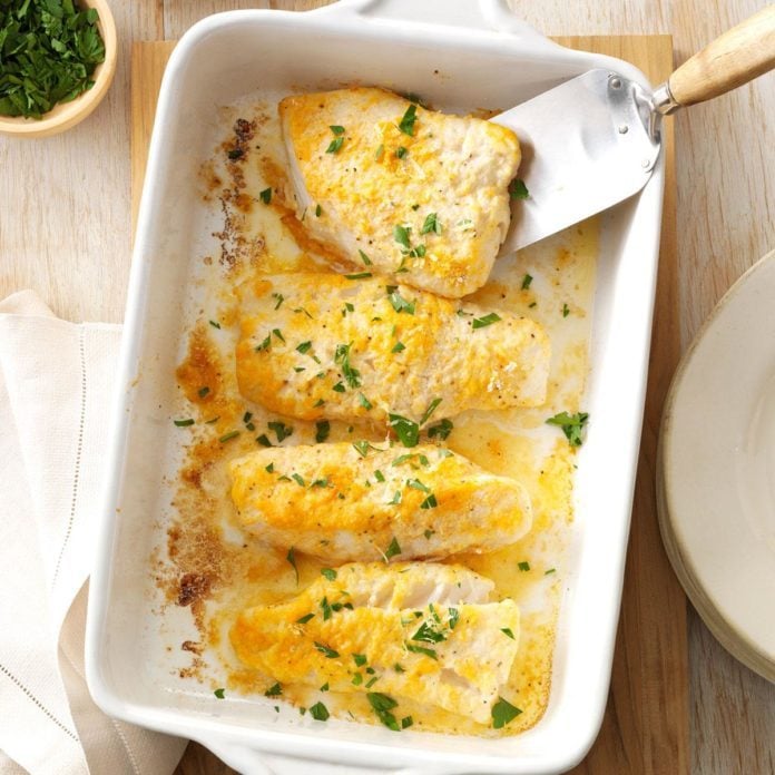 Lemon-Parsley Baked Cod