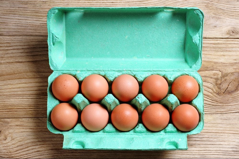 MT Products Blank Natural Egg Cartons