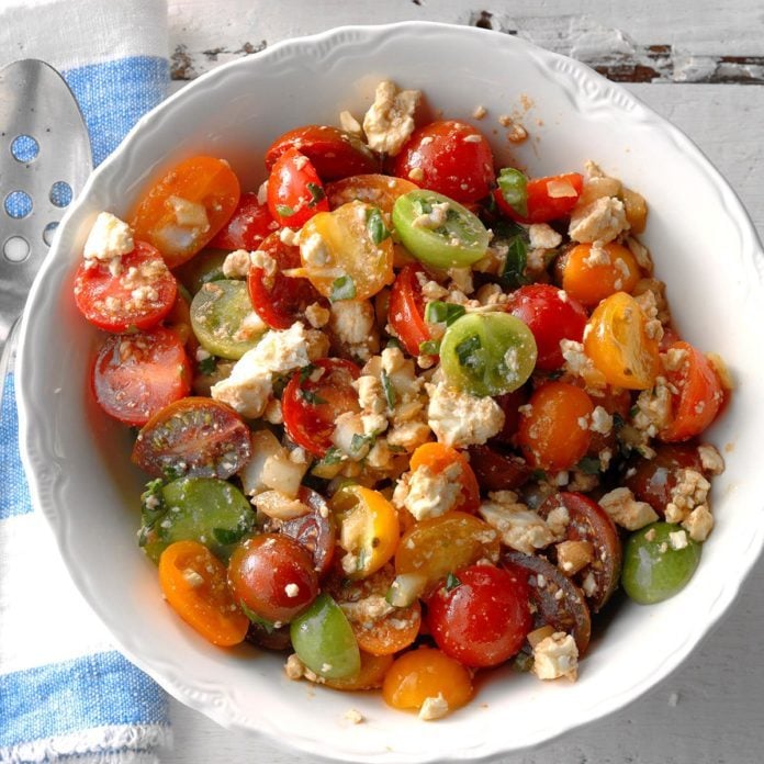 South Carolina: Tomato Feta Salad 