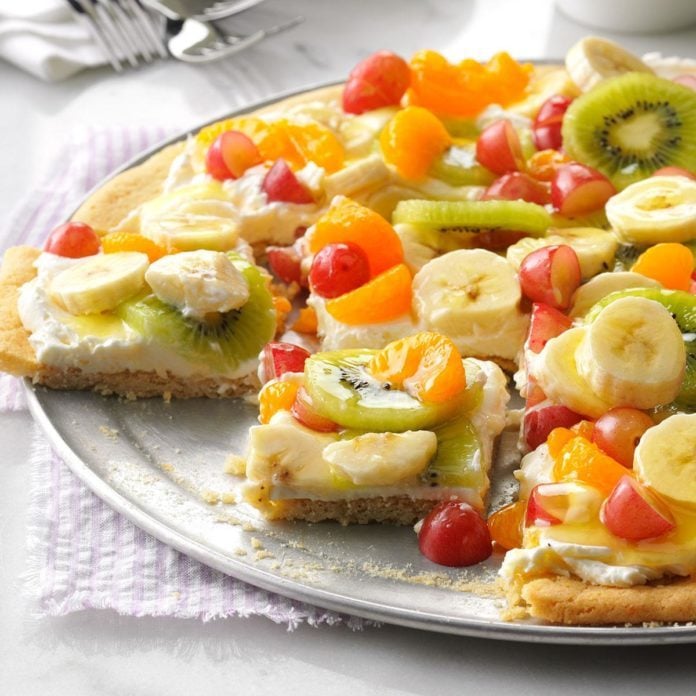 Image result for fruit picnic pizza