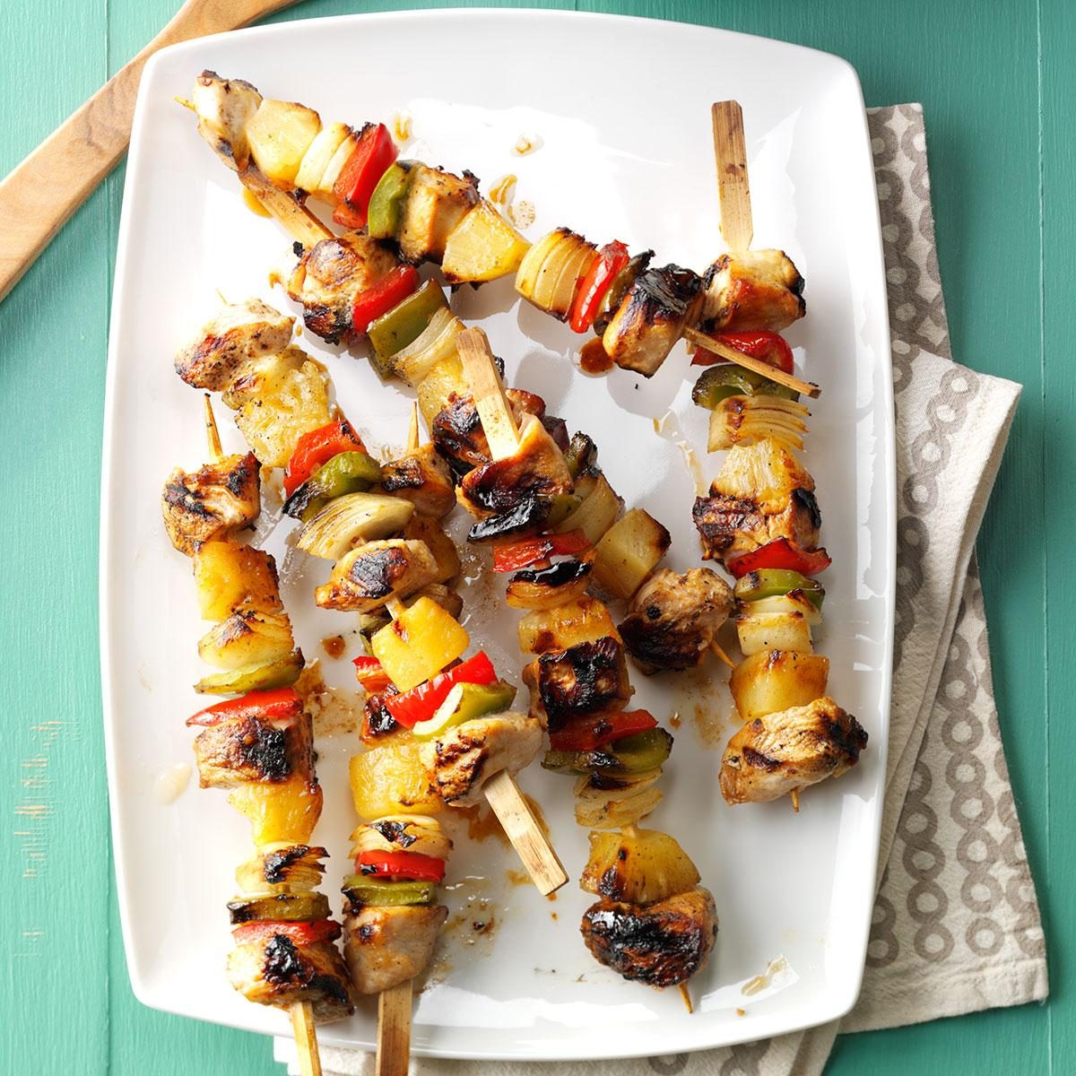 Turkey Pepper Kabobs Recipe | Taste of Home