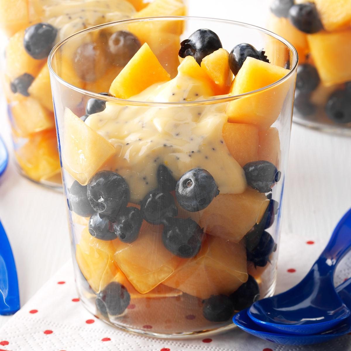 Blueberry Cantaloupe Salad Recipe Taste of Home