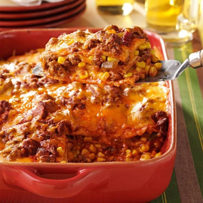 Enchilada Casserole Recipe Taste of Home