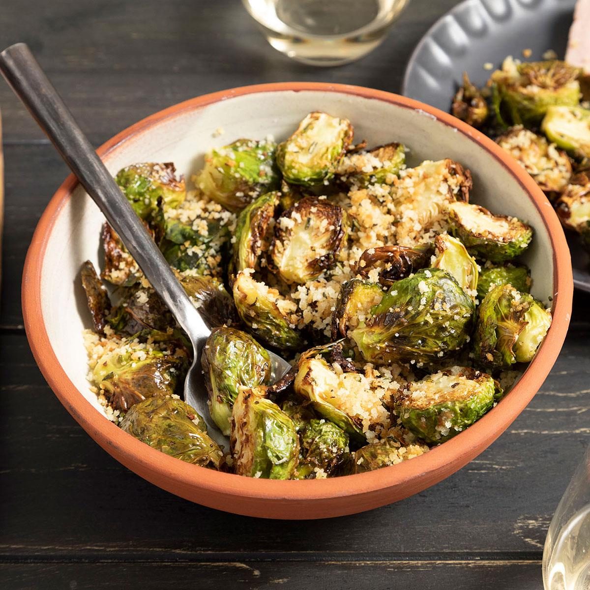 Air-Fryer Garlic-Rosemary Brussels Sprouts Recipe: How to Make It