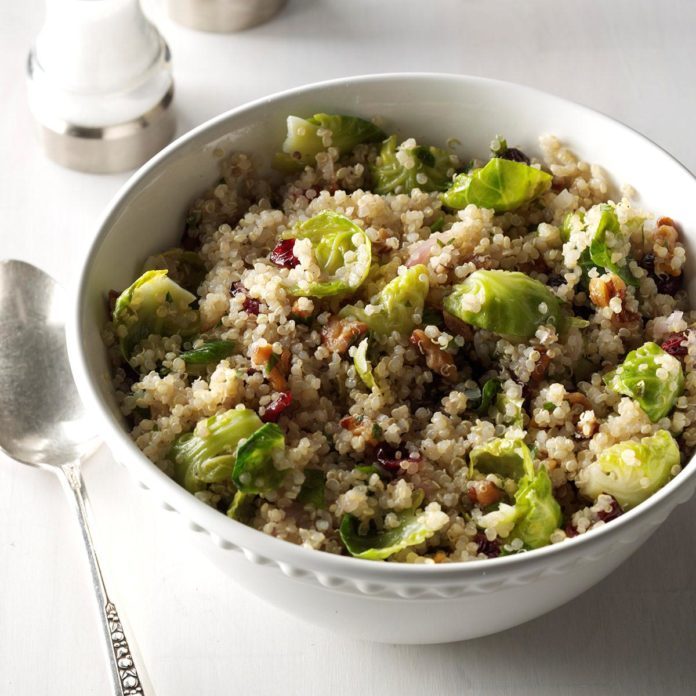 Brussels Sprouts Quinoa