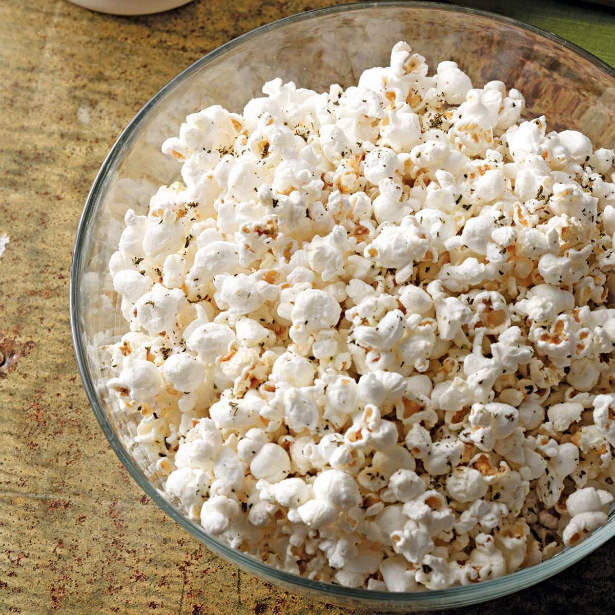 Rosemary Parmesan Popcorn