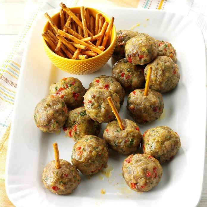 Air-Fryer Rosemary Sausage Meatballs